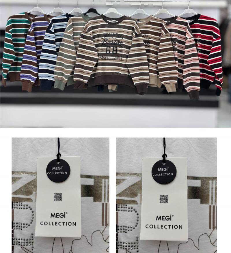 Bluzki damskie Roz S-XL, Mix Kolor .Paczka 12 szt 1